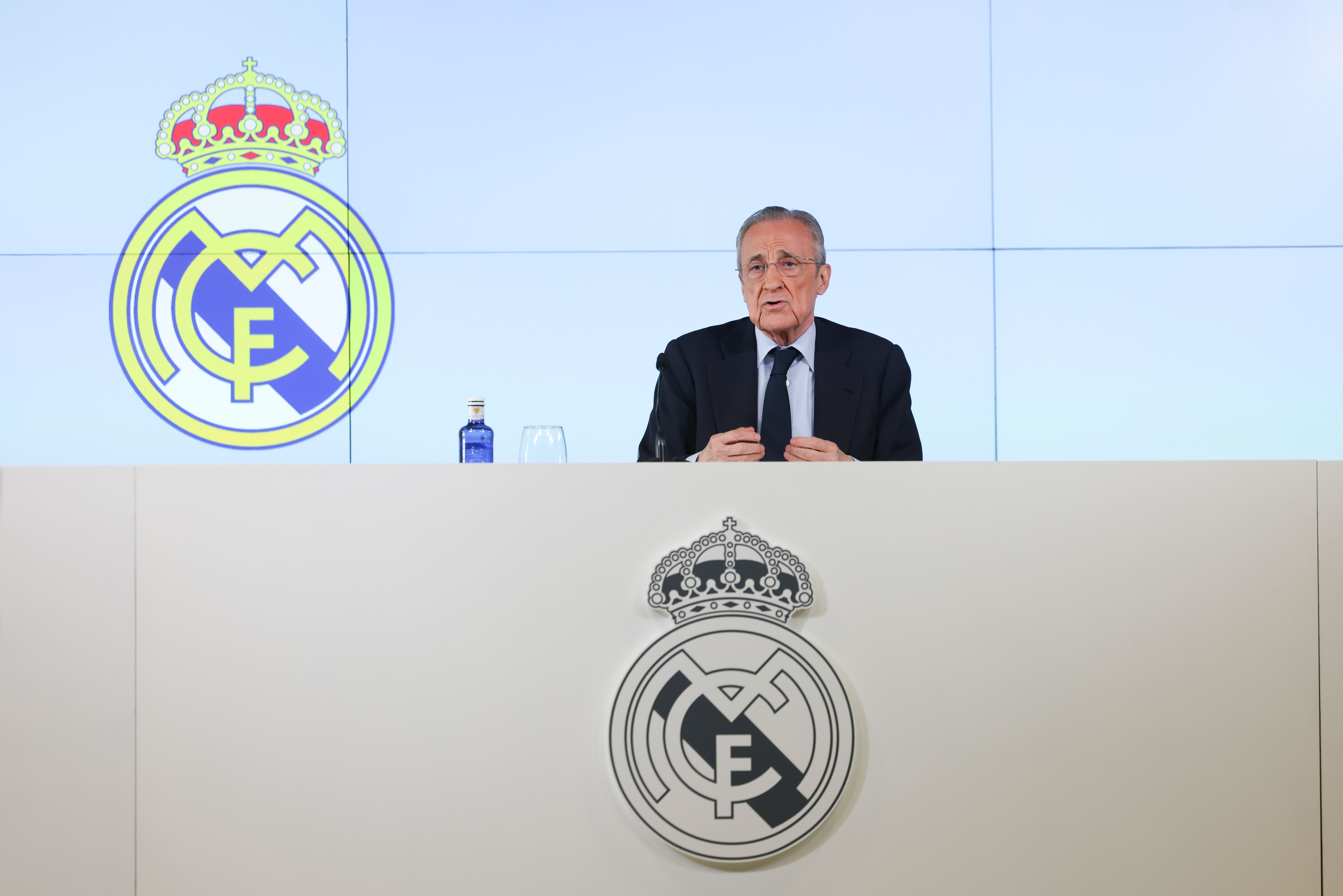 Florentino Pérez, en la Ciudad Real Madrid