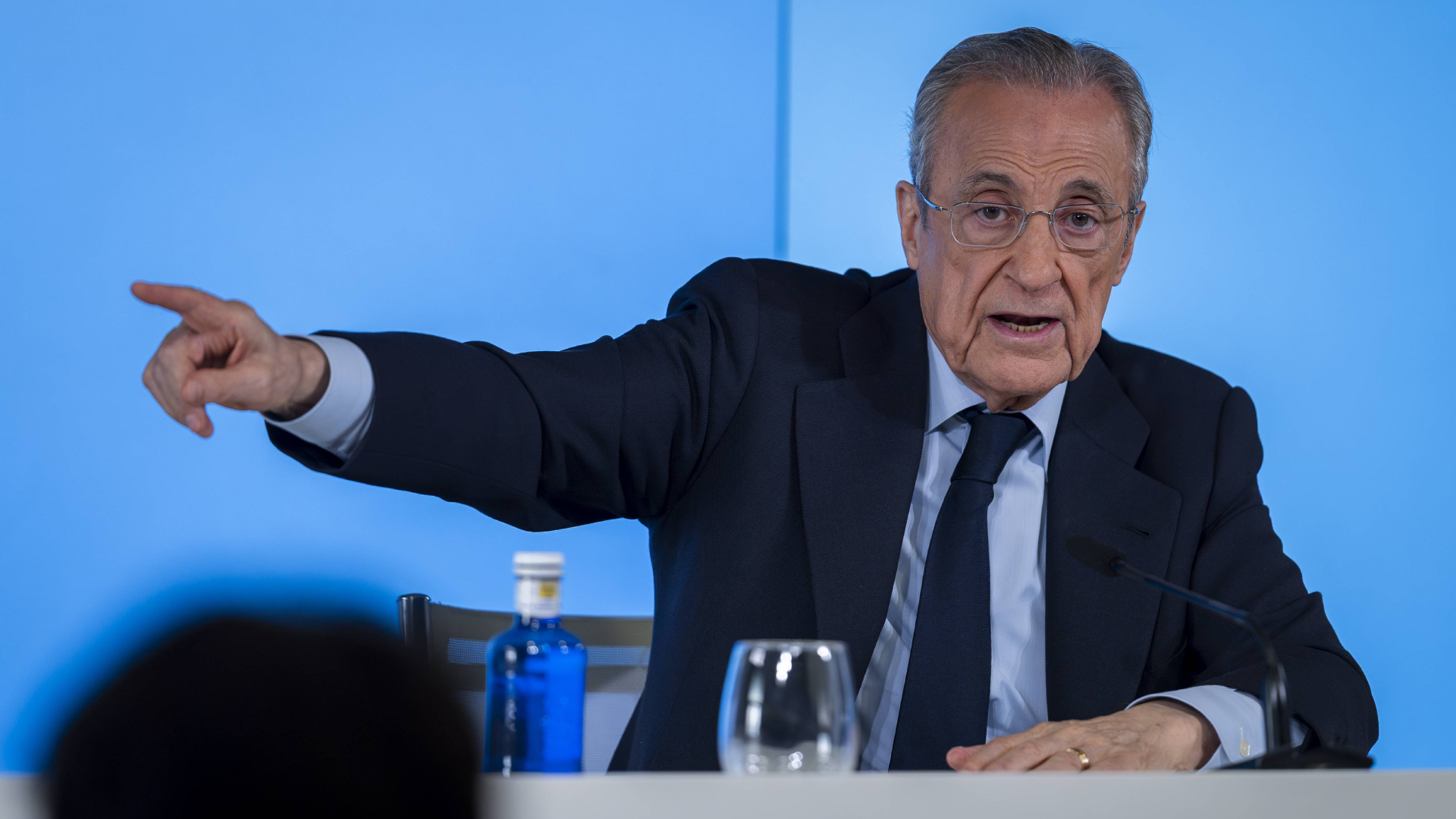 Florentino Pérez, en sala de prensa