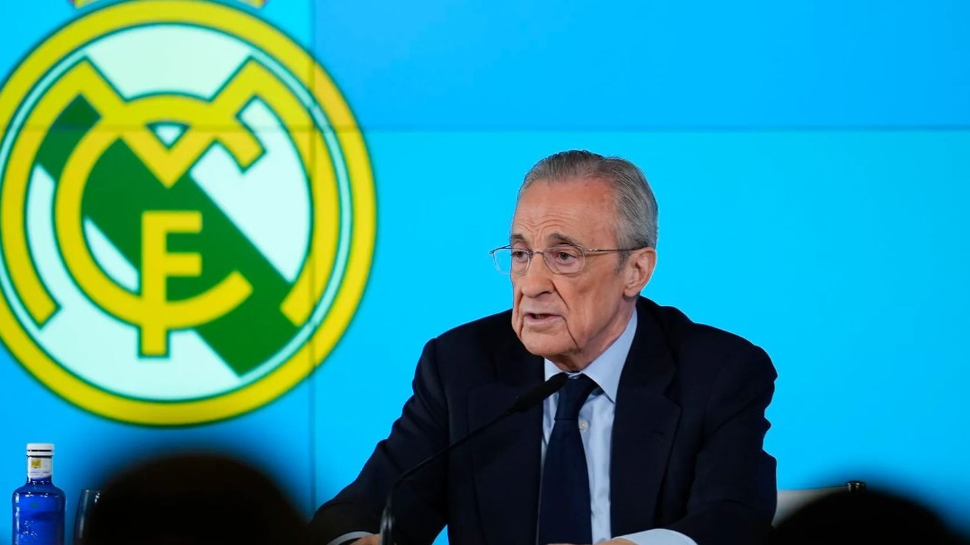 Florentino Pérez en su rueda de prensa