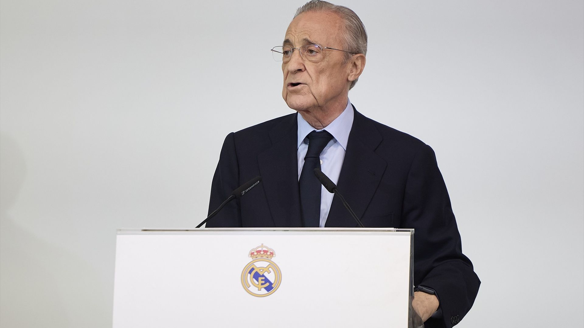 Florentino Pérez, en un acto del Real Madrid