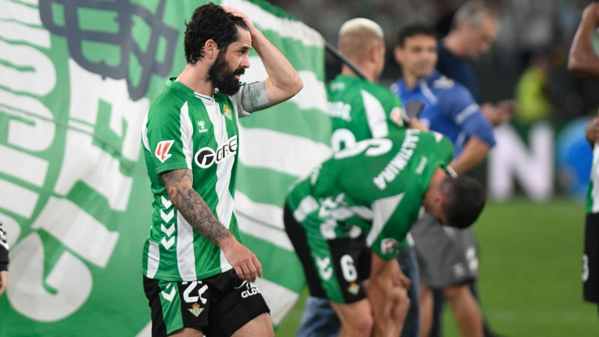 Isco Alarcón, llorando tras el partido