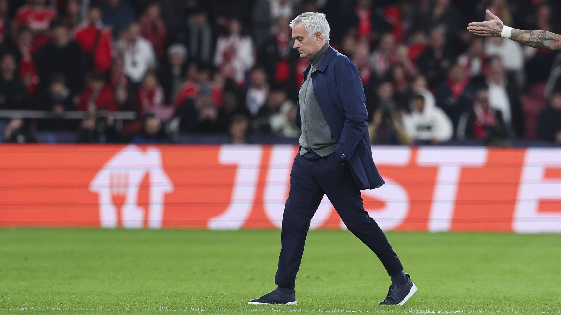 José Mourinho, entrenador del Benfica