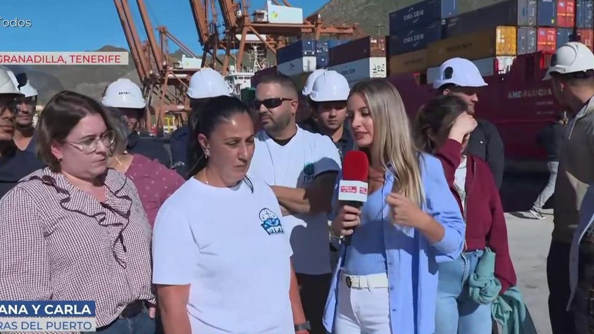 Los trabajadores del puerto de Granadilla (Tenerife), indignados con la gestión del gobierno canario: “Clavijo ha hecho el ridículo”