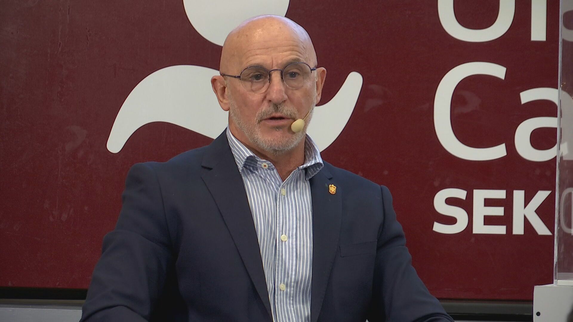 Luis de la Fuente en los desayunos de Europa Press