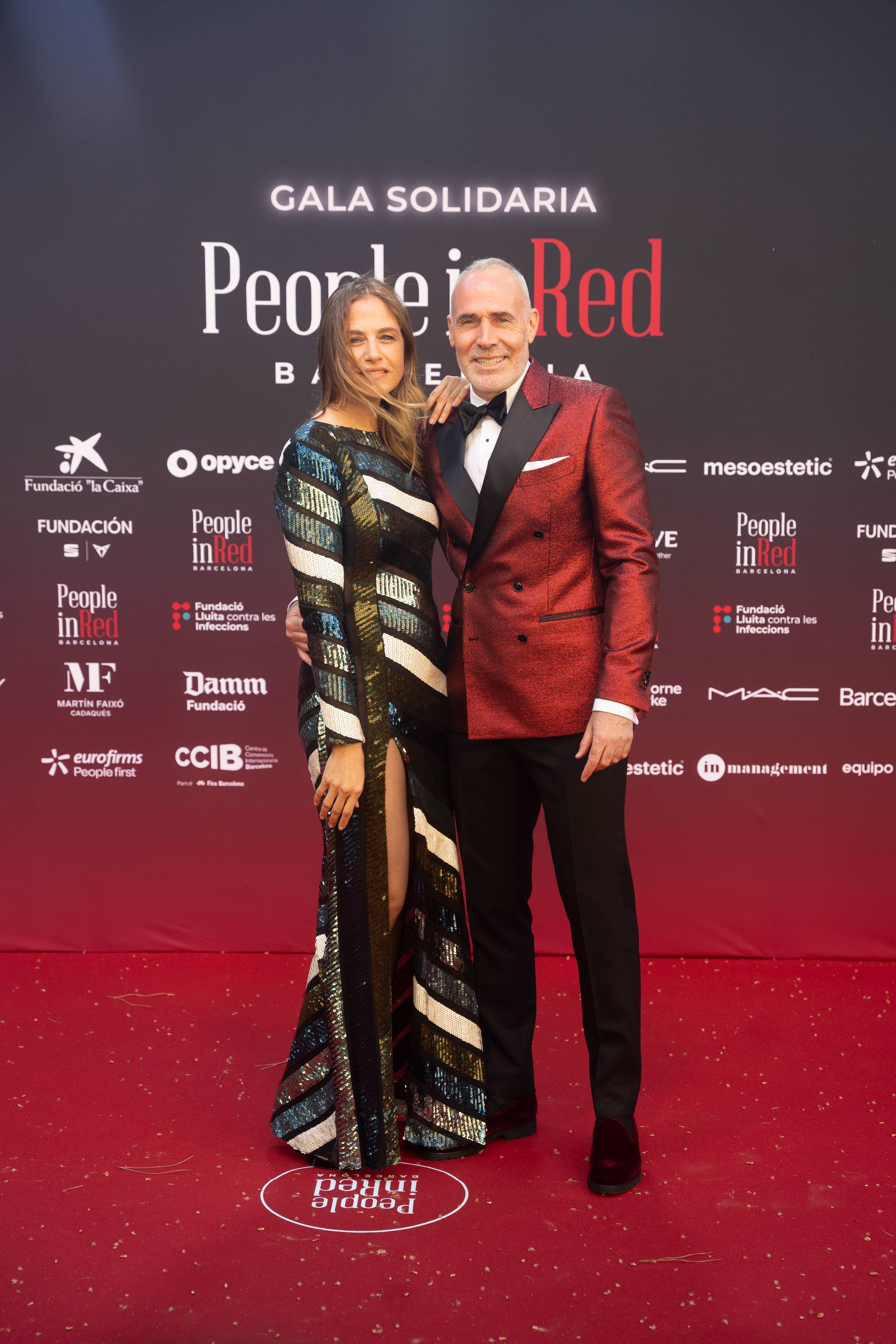 Martina Klein y Álex Corretja