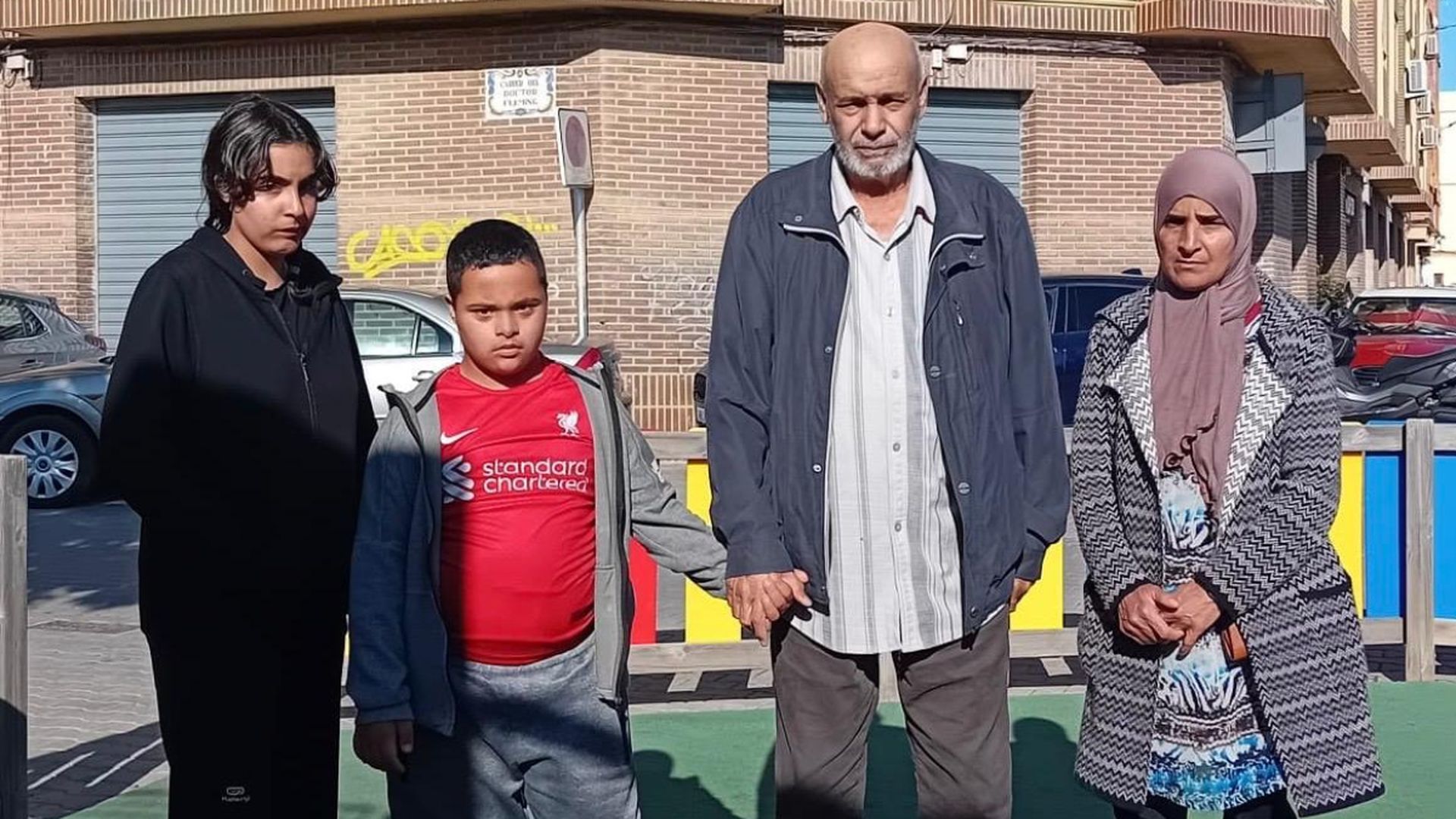 Mohamed y su familia en Massanassa