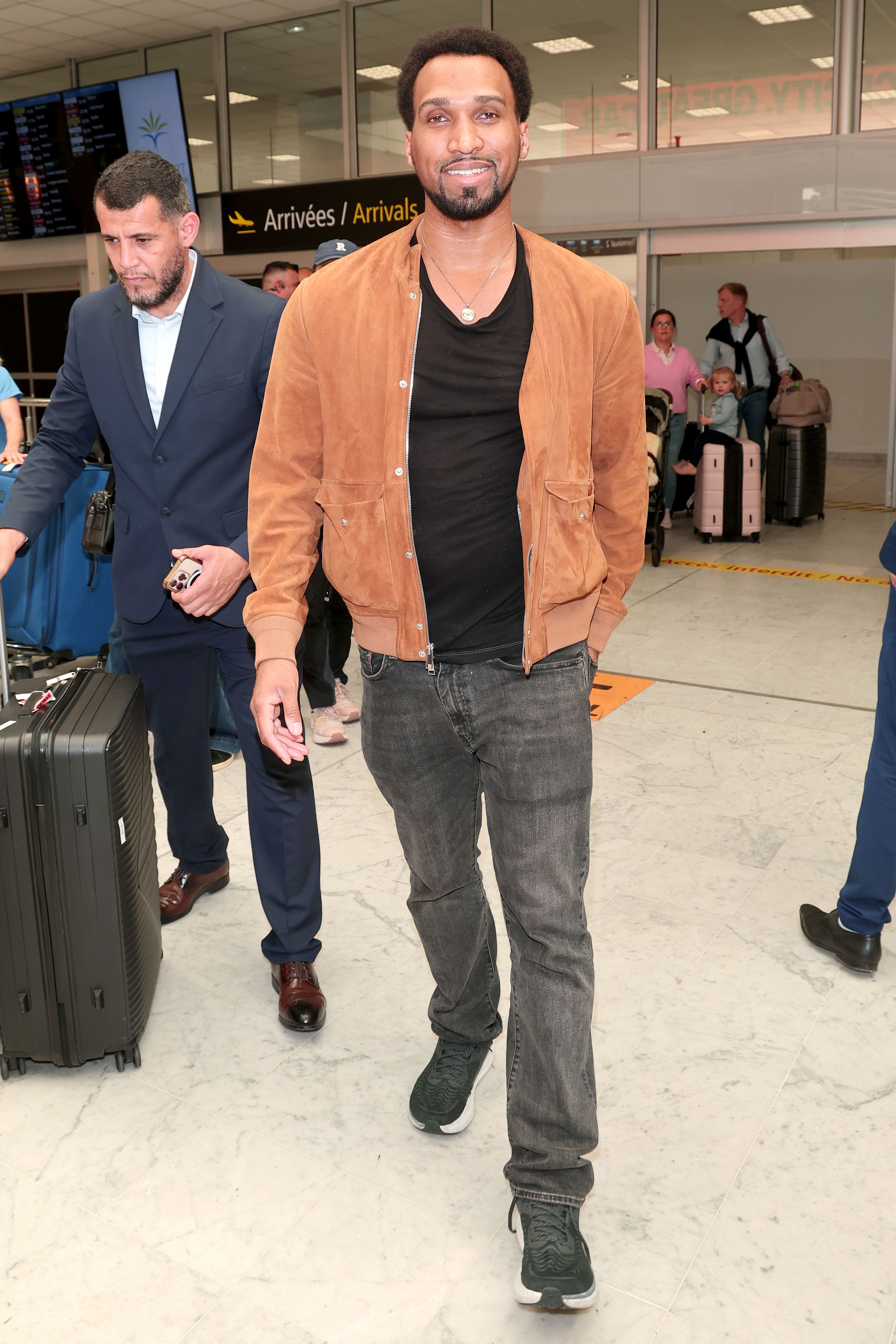 Nathan Mitchell, en su llegada al Festival de Cannes