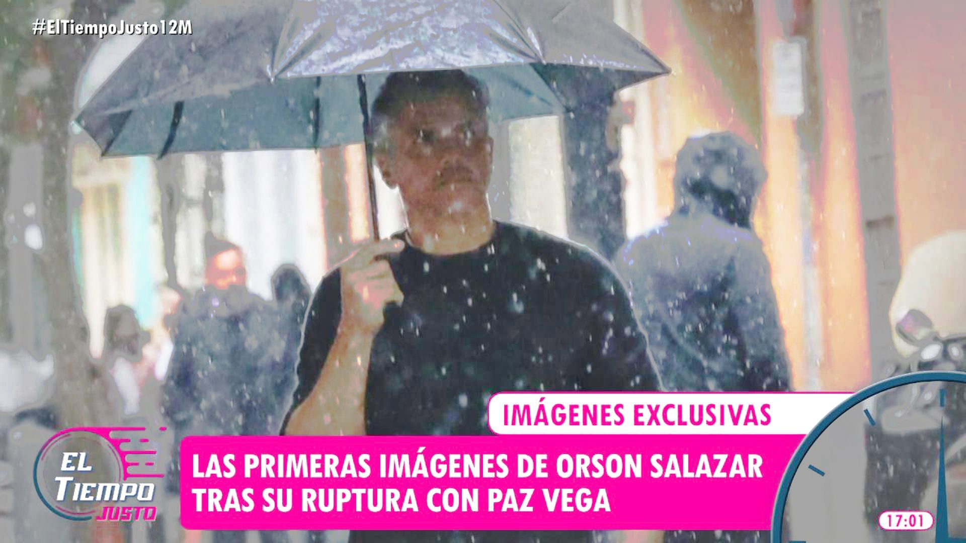 Orson Salazar por las calles de Madrid