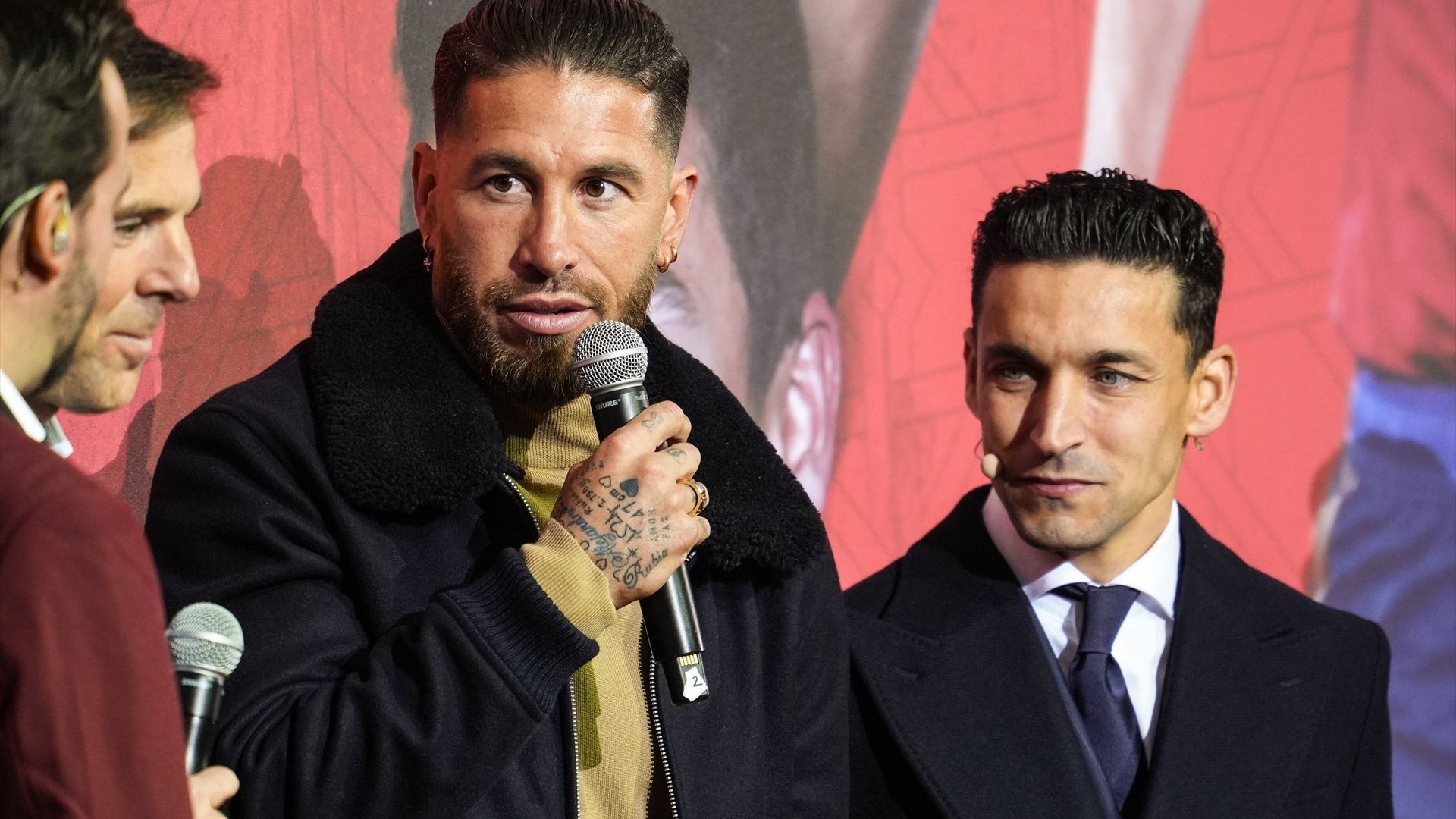 Sergio Ramos, junto a Jesús Navas Sergio Ramos, junto a Jesús Navas