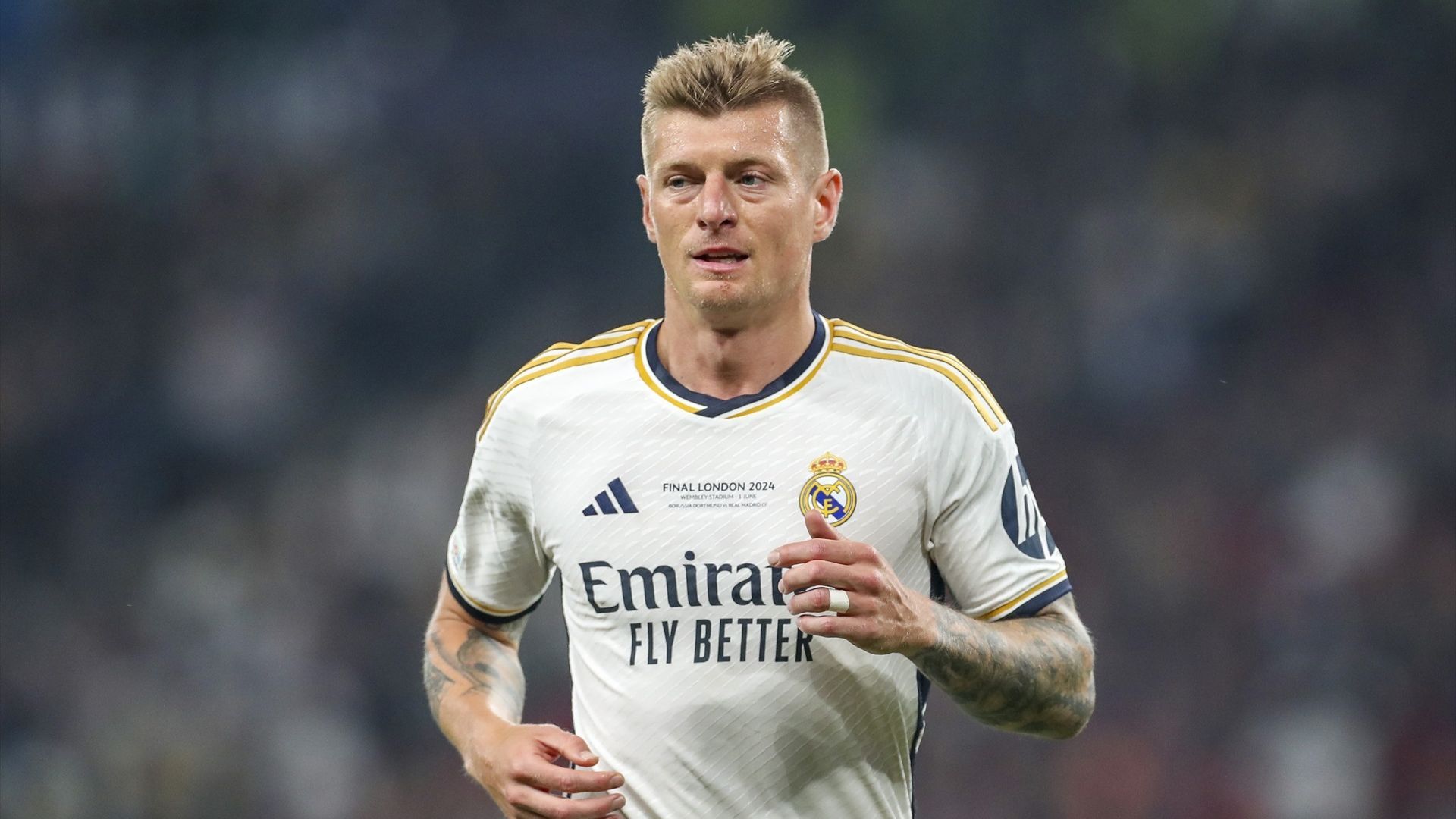 Toni Kroos durante la final de la Champions League de hace dos temporadas frente al Borussia Dortmund