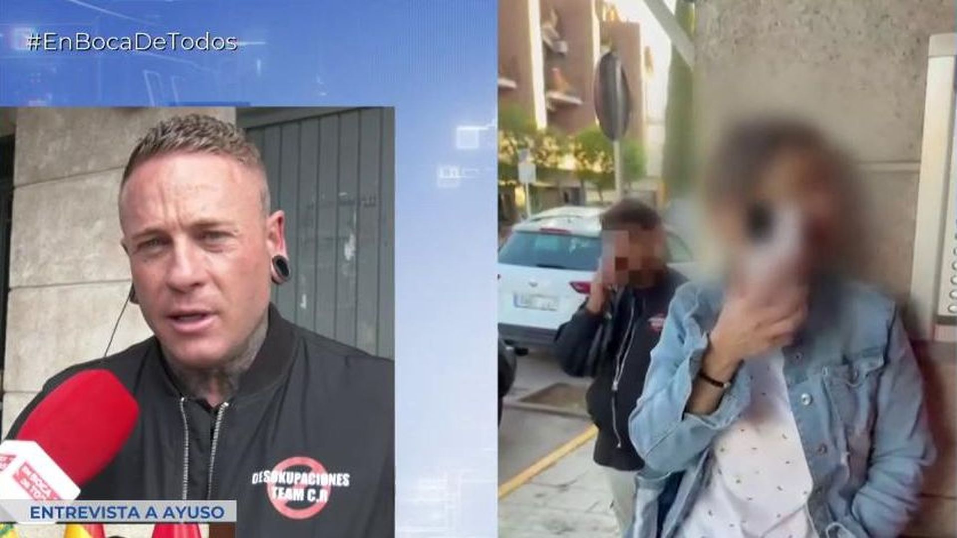 Una okupa agresiva se enfrenta a puñetazos a la empresa de desokupación