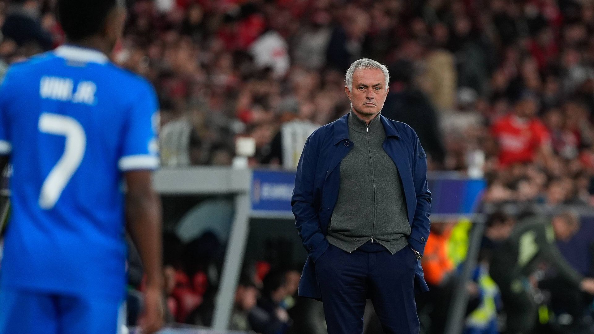 Vinicius y José Mourinho