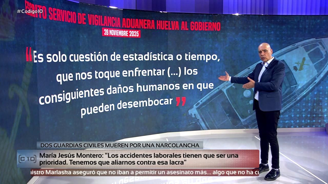 'Código 10' accede al documento que demuestra que el Gobierno ya conocía la inseguridad en la lucha contra el narcotráfico en Huelva