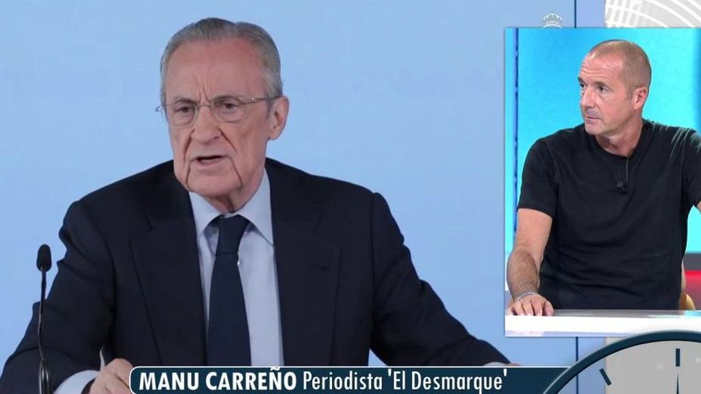 Manu Carreño analiza la polémica rueda de prensa de Florentino Pérez: "Mediáticamente fue un espectáculo surrealista"