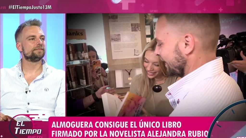 José María Almoguera se reencuentra con Alejandra Rubio en la presentación de su libro: "Me ha sorprendido"