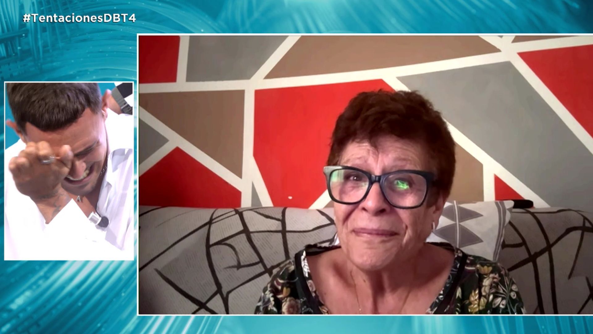 Atamán rompe a llorar en 'El Debate de las Tentaciones' al hablar con su abuela, que le suelta un dardo a Leila