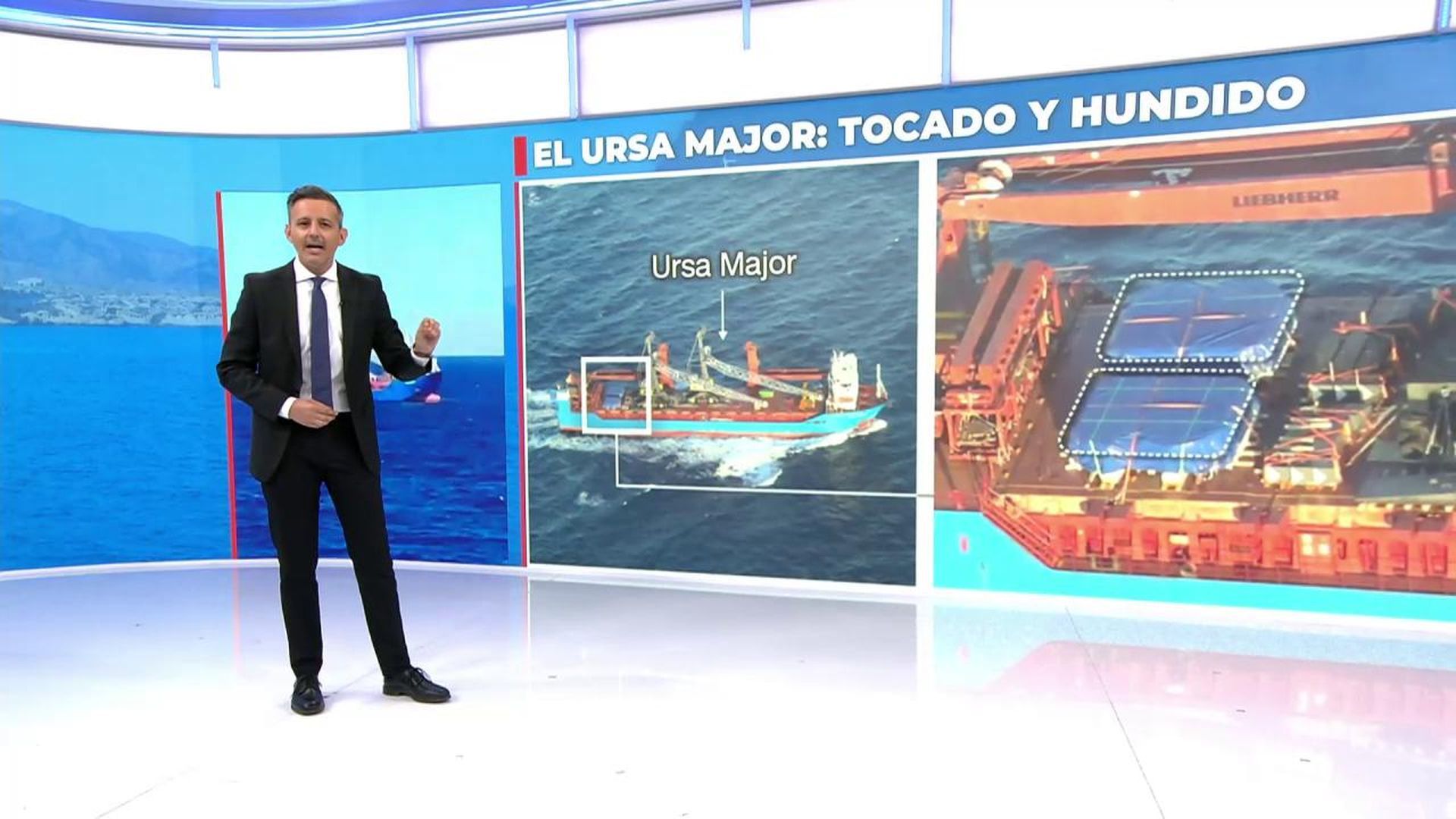 El buque ruso hundido en Murcia El buque ruso hundido en Murcia