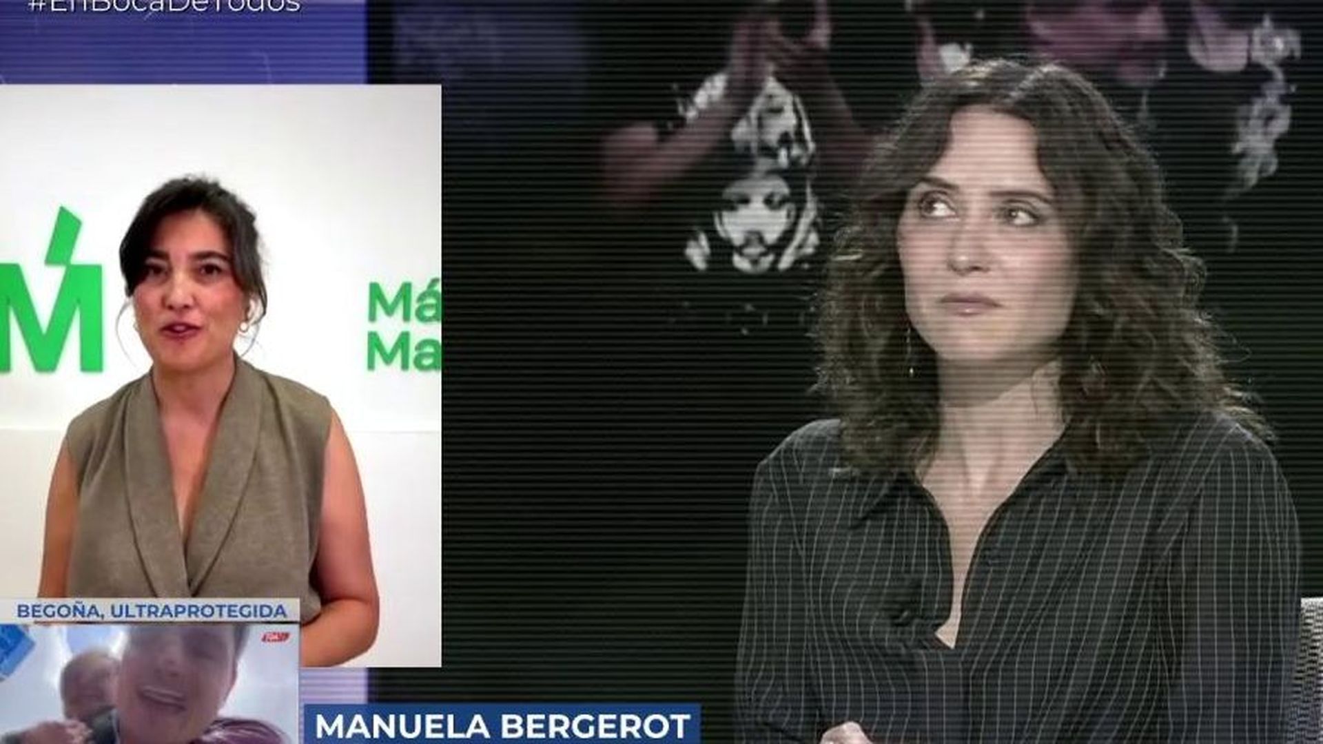 Manuela Bergerot, sobre la entrevista de Isabel Díaz Ayuso en ‘En boca de todos’: “No pidió perdón por el ridículo internacional que ha hecho”
