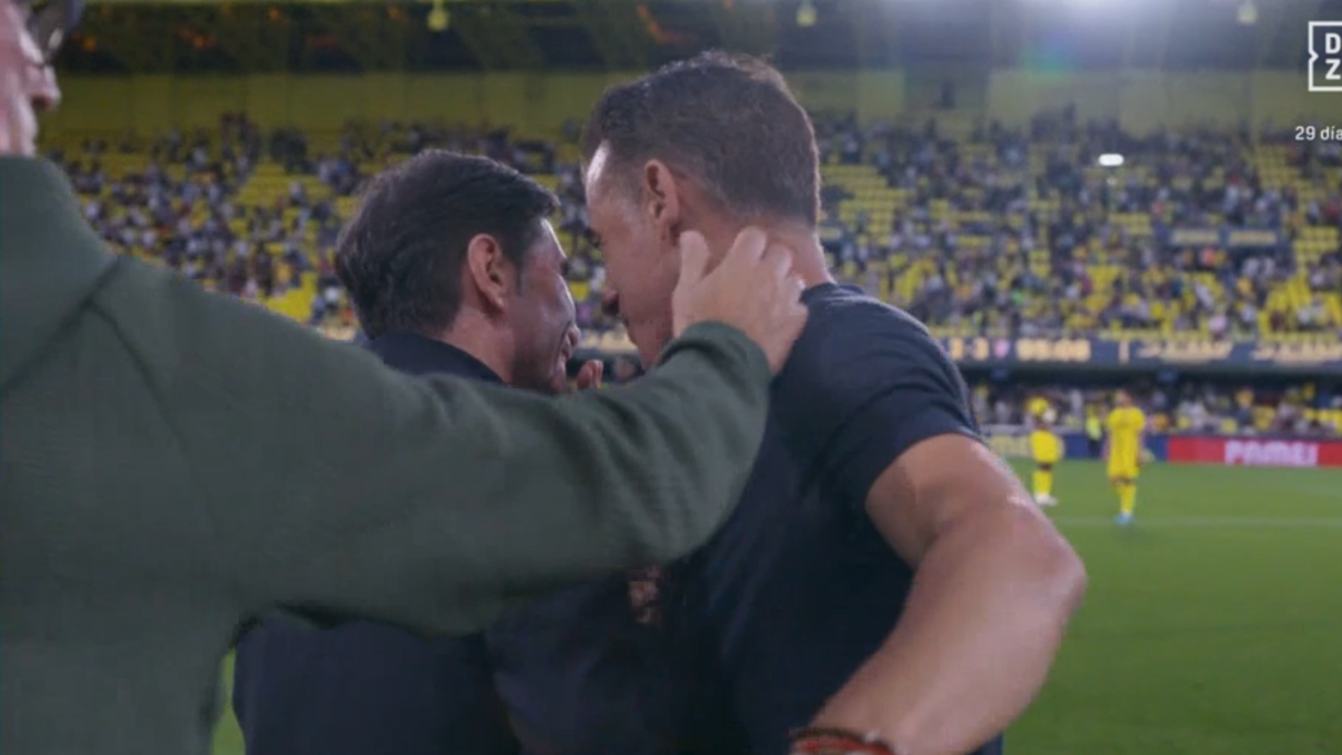 Marcelino García Toral y Luis García Plaza, tras el Villarreal-Sevilla Marcelino García Toral y Luis García Plaza, tras el Villarreal-Sevilla