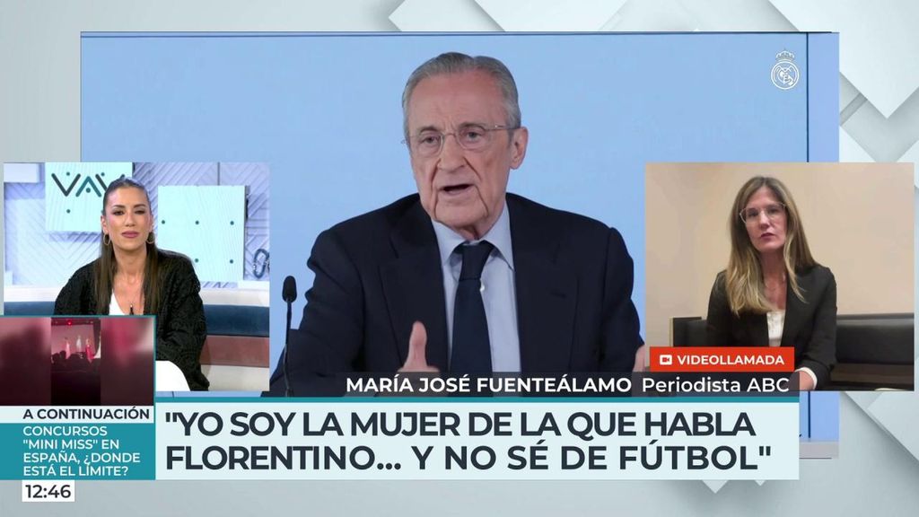 Periodista a la que se dirigió Florentino Pérez: "Dice lo del fútbol, pero no puede rebatir mi artículo"