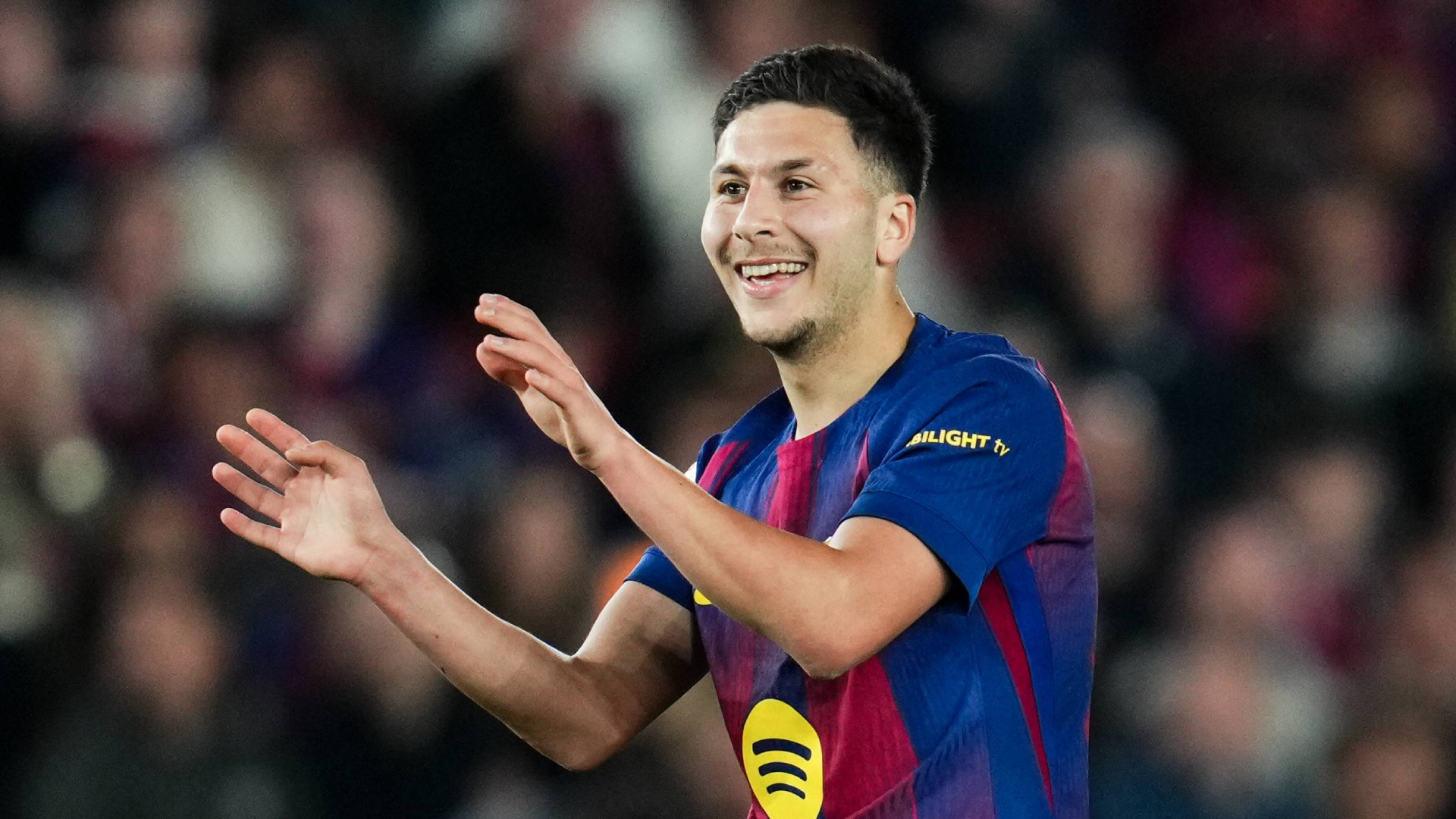 Roony Bardghji, durante un partido del Barcelona Roony Bardghji, durante un partido del Barcelona