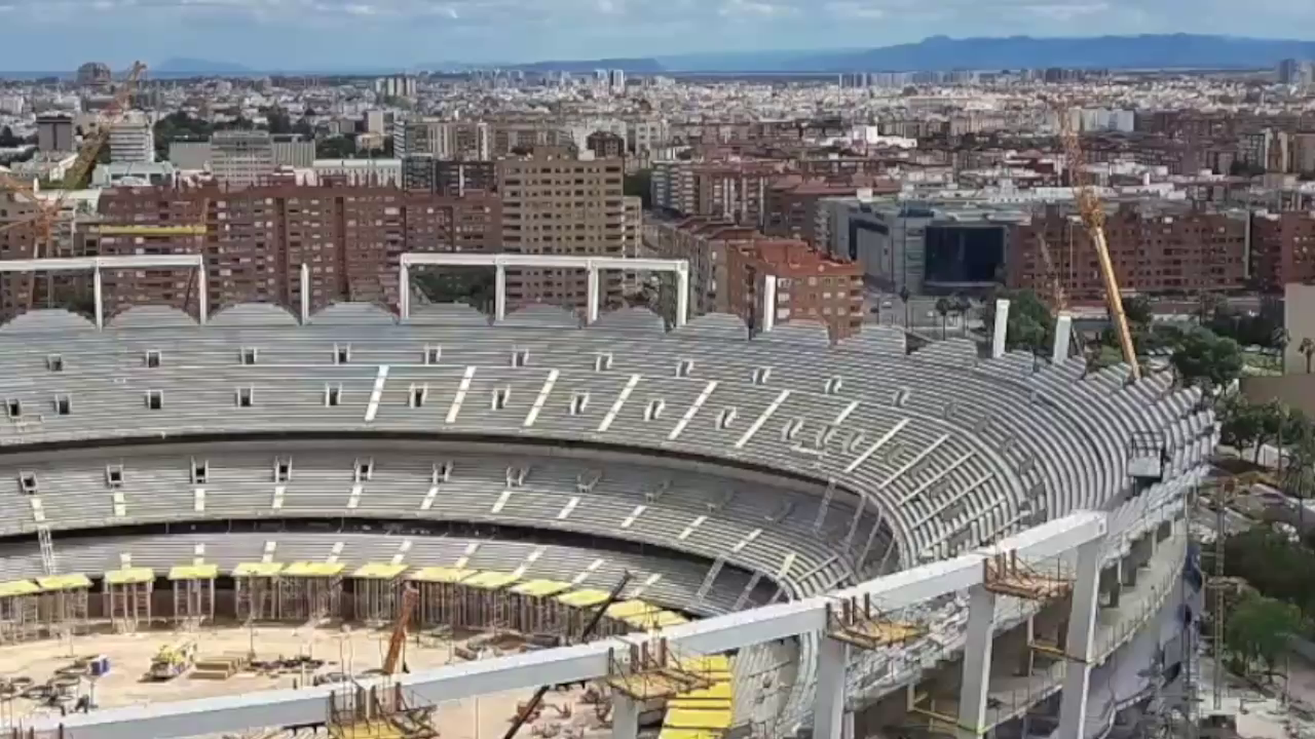 Última hora de las obras del Nou Mestalla