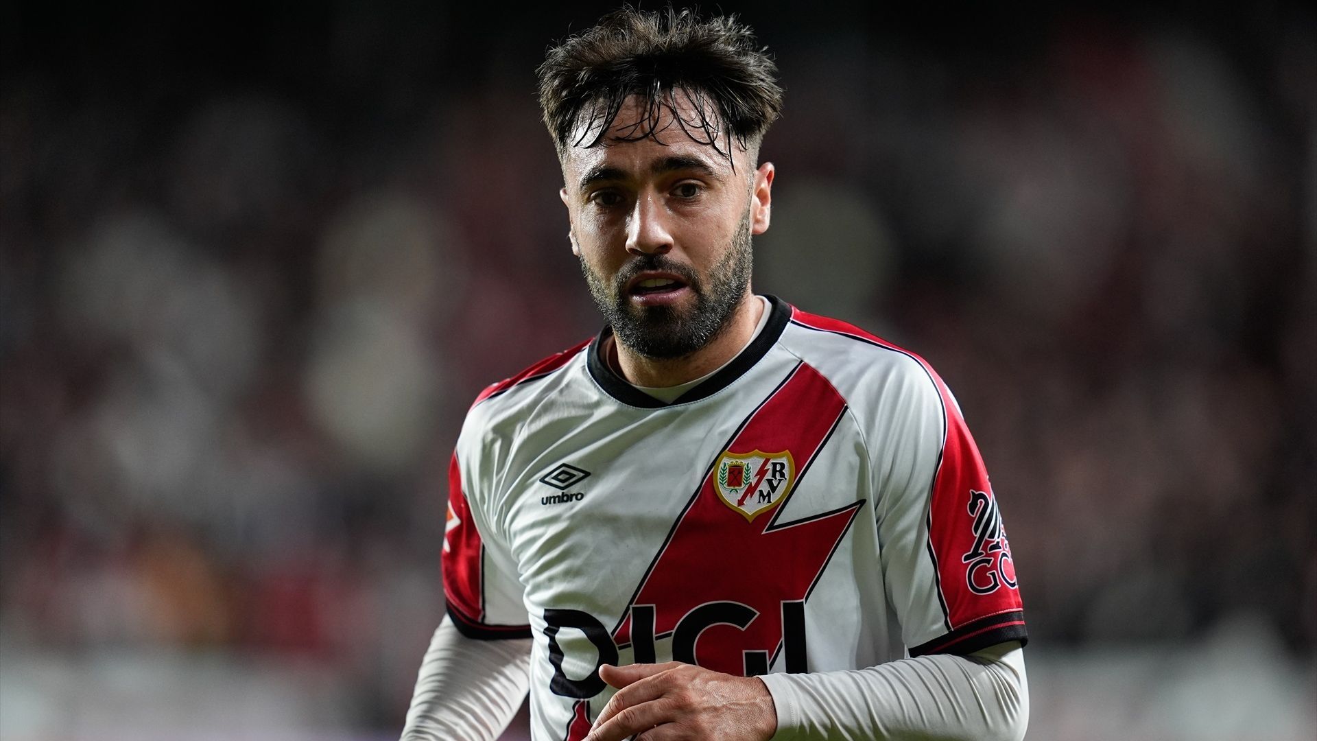 Unai López durante un partido del Rayo Vallecano esta temporada Unai López durante un partido del Rayo Vallecano esta temporada