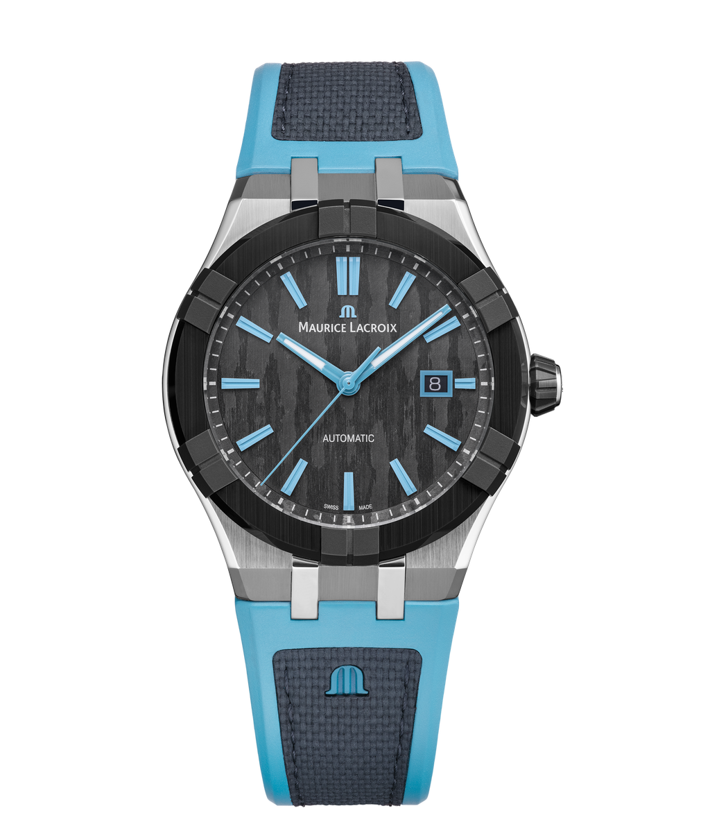 Uno de los modelos de los relojes AIKONIC que luce el Betis