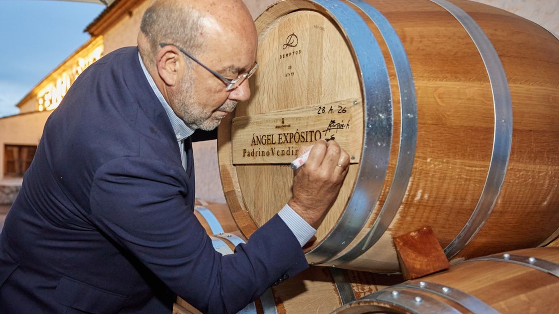 Ángel Expósito, padrino de la vendimia 2025 Ángel Expósito, padrino de la vendimia 2025