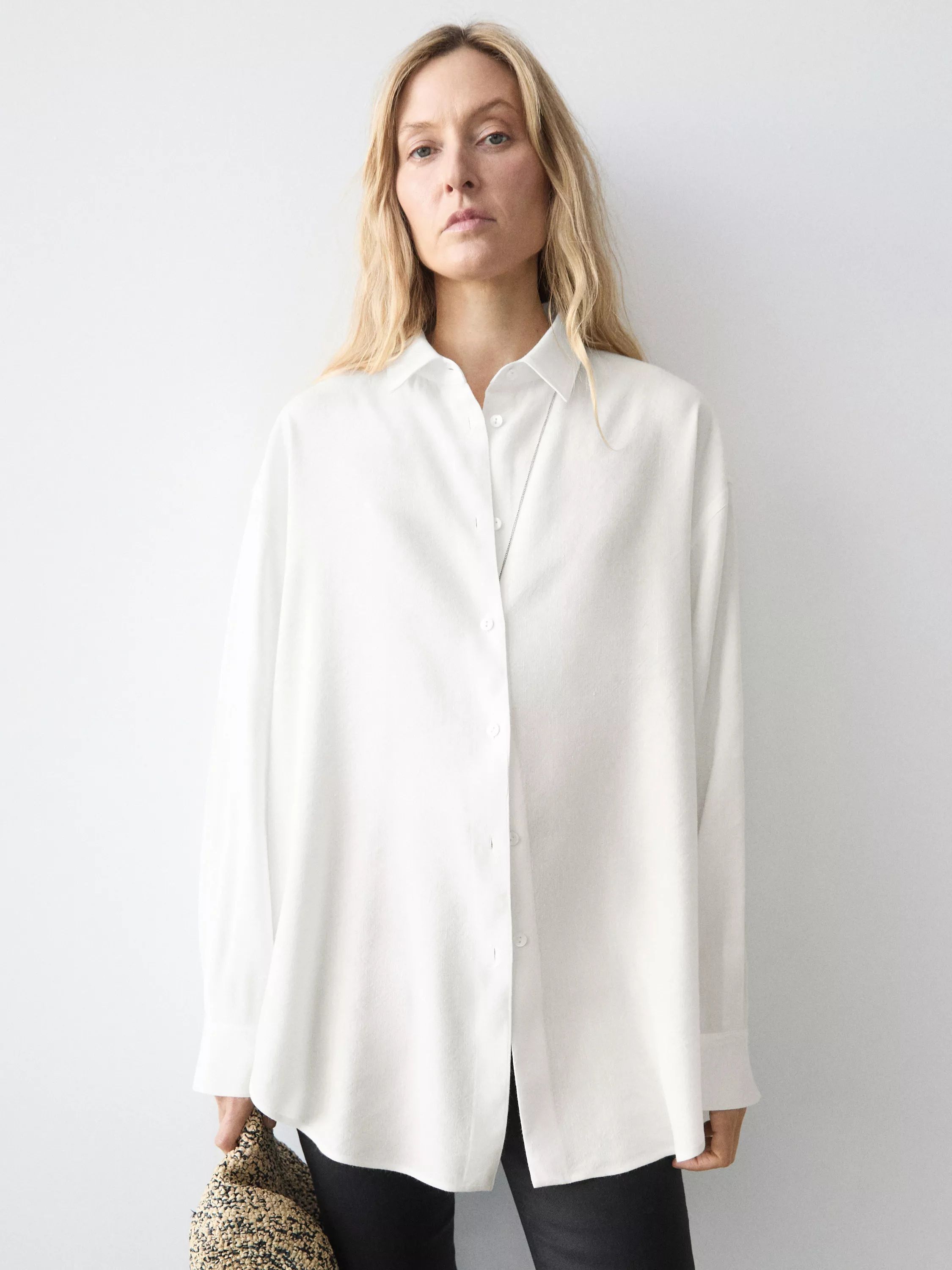 Camisa blanca oversize
