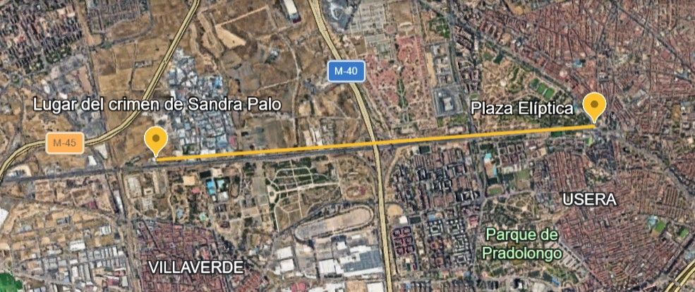 Crimen de Sandra Palo: de Plaza Elíptica a Leganés