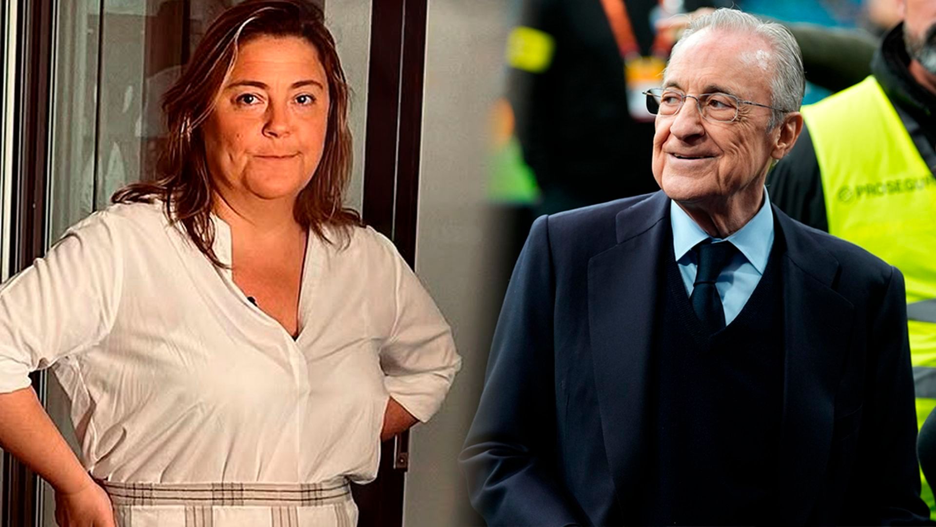 Cuchy Pérez y su padre, Florentino Pérez