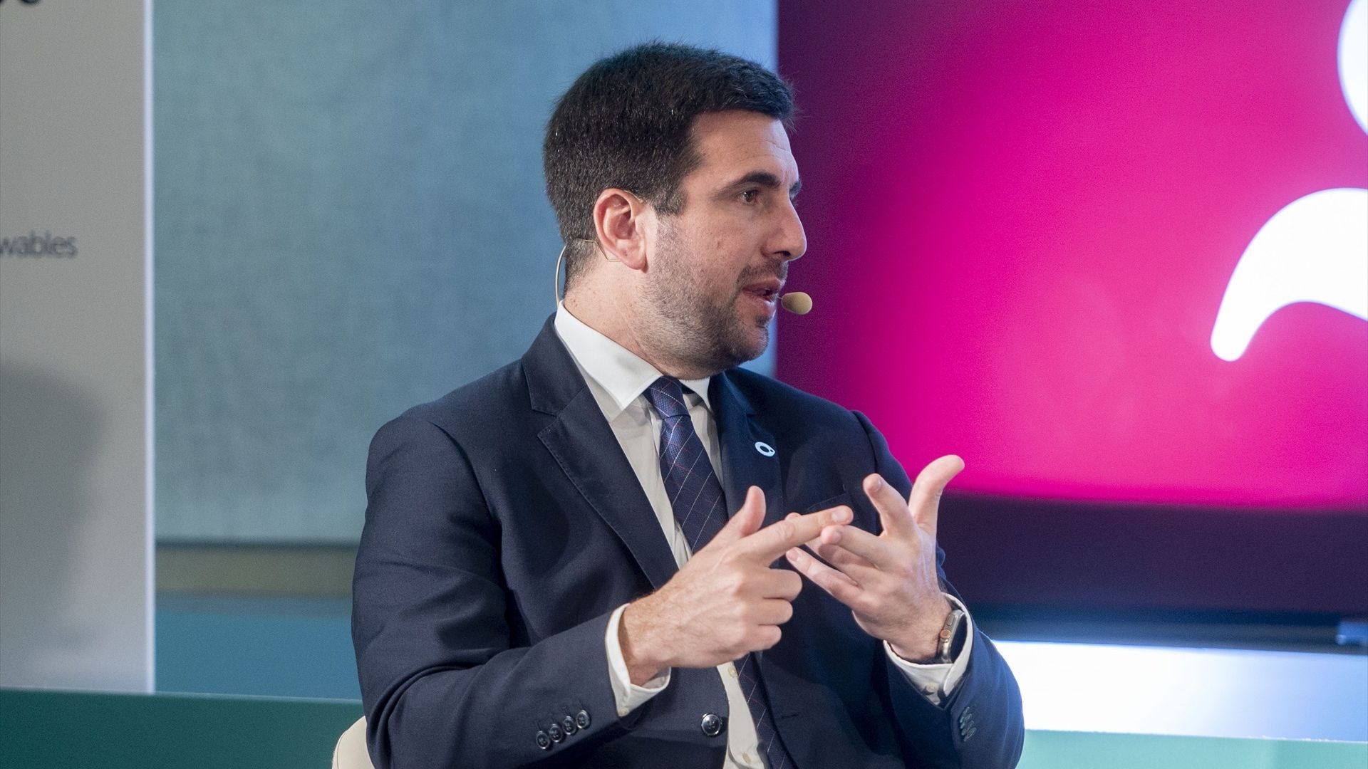 El presidente de Cox, Enrique Riquelme, durante el ‘I Observatorio de la Energía’