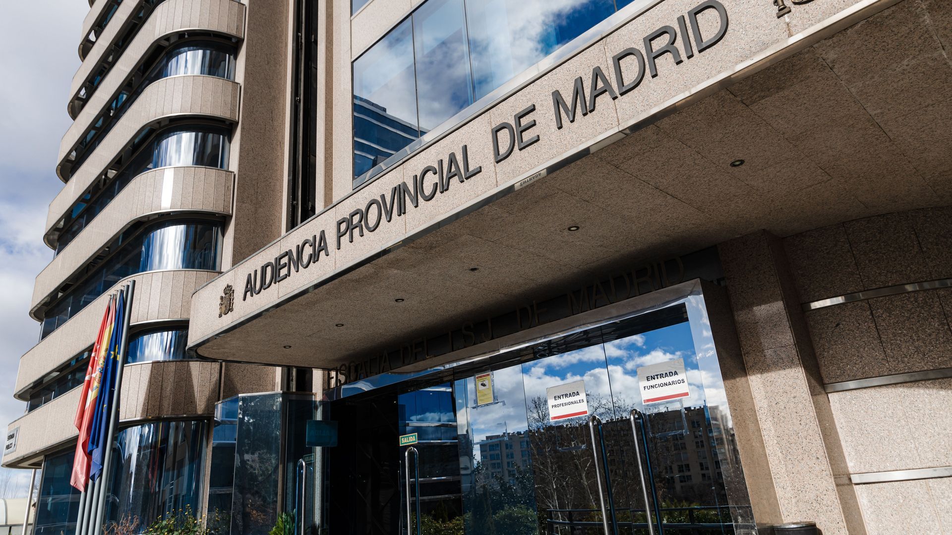 Fachada de la Audiencia Provincial de Madrid Fachada de la Audiencia Provincial de Madrid