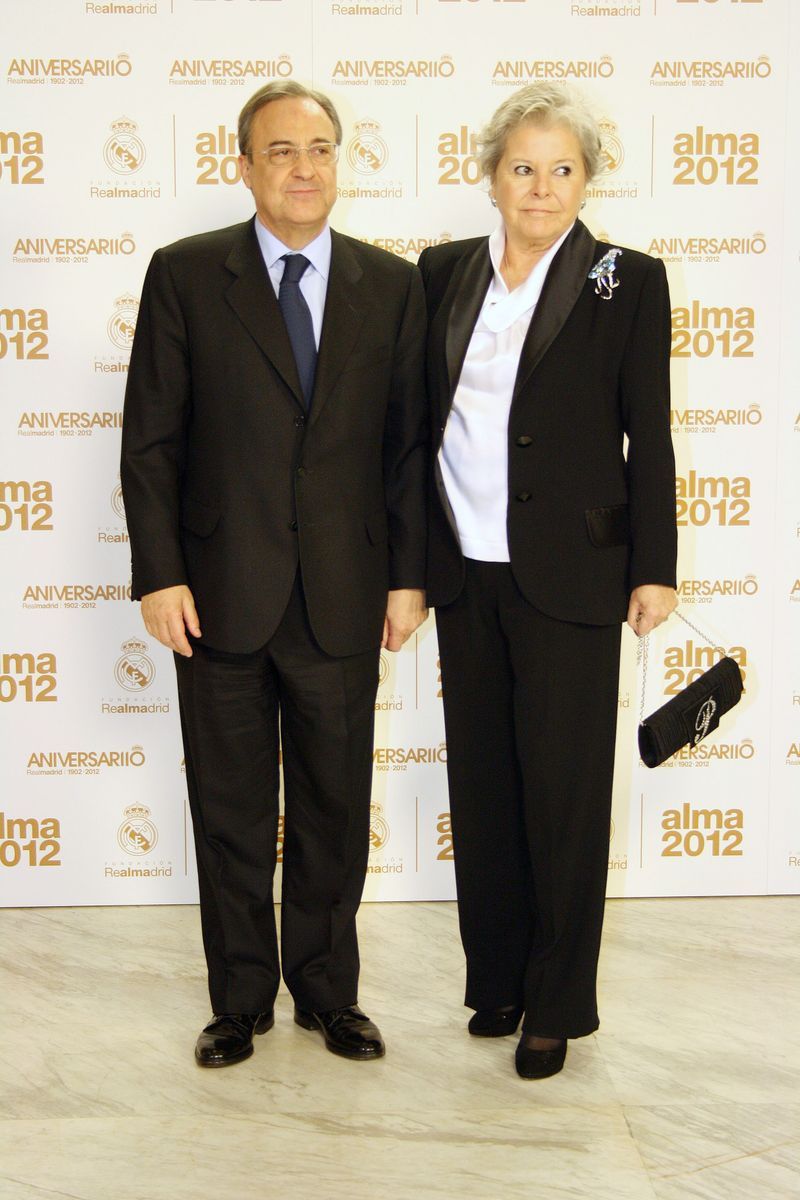 Florentino Pérez y su mujer, Pitina Sandoval, en una imagen de archivo