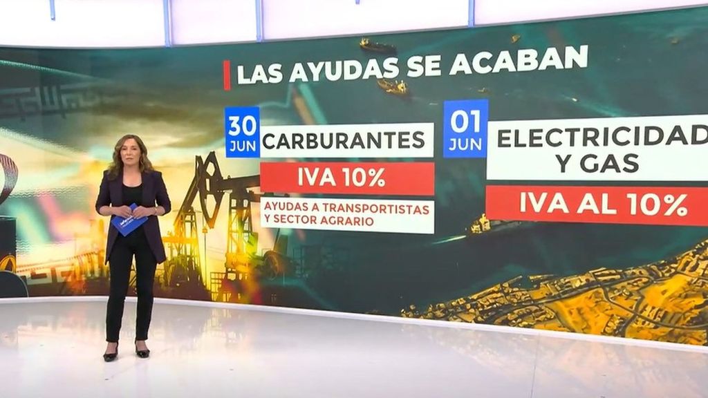 La rebaja del IVA para la luz y el gas se desactivará el 1 de junio y volverá al 21 % por la contención de los precios