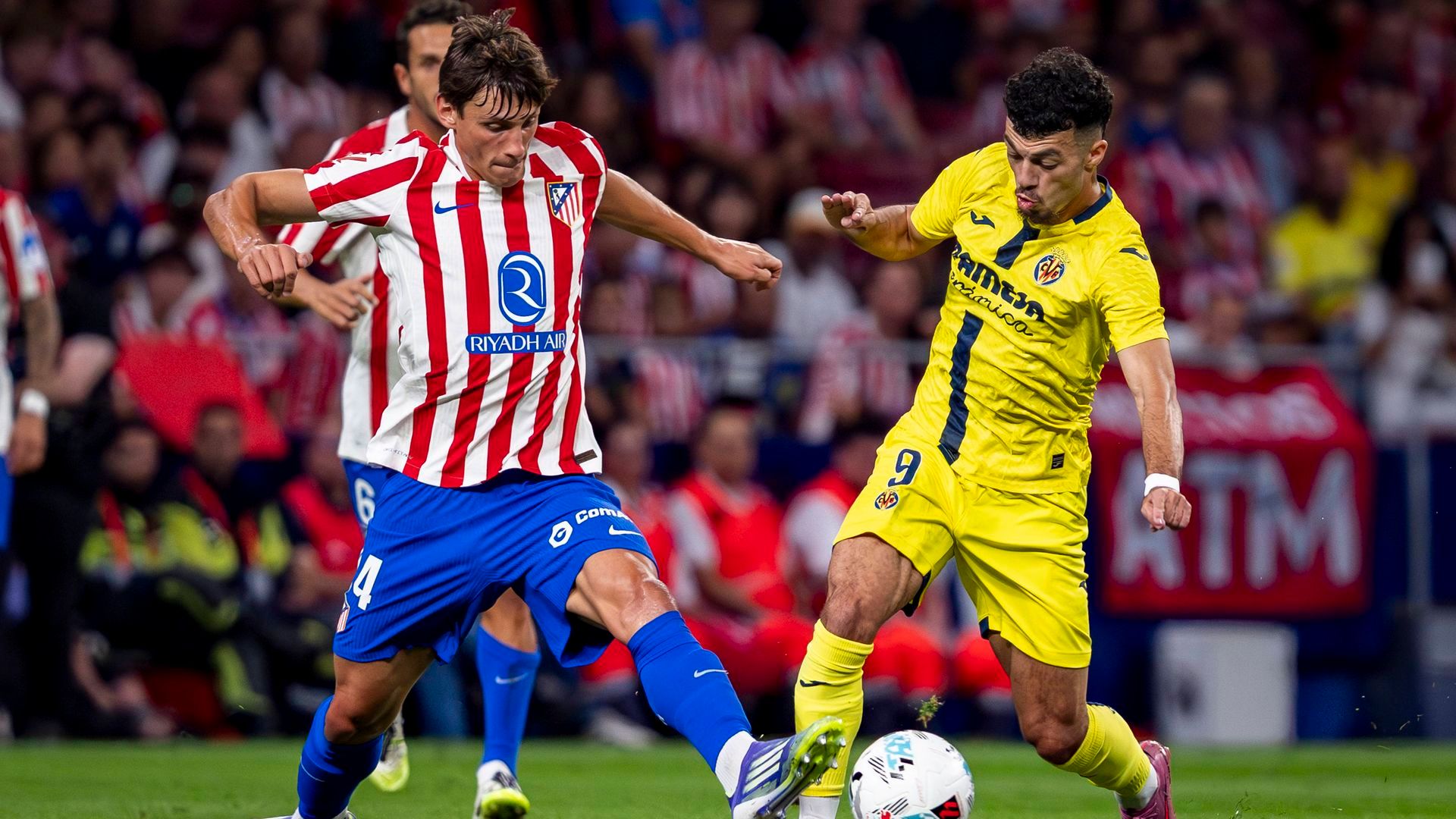 Le Normand y Mikautadze en el Atlético-Villarreal