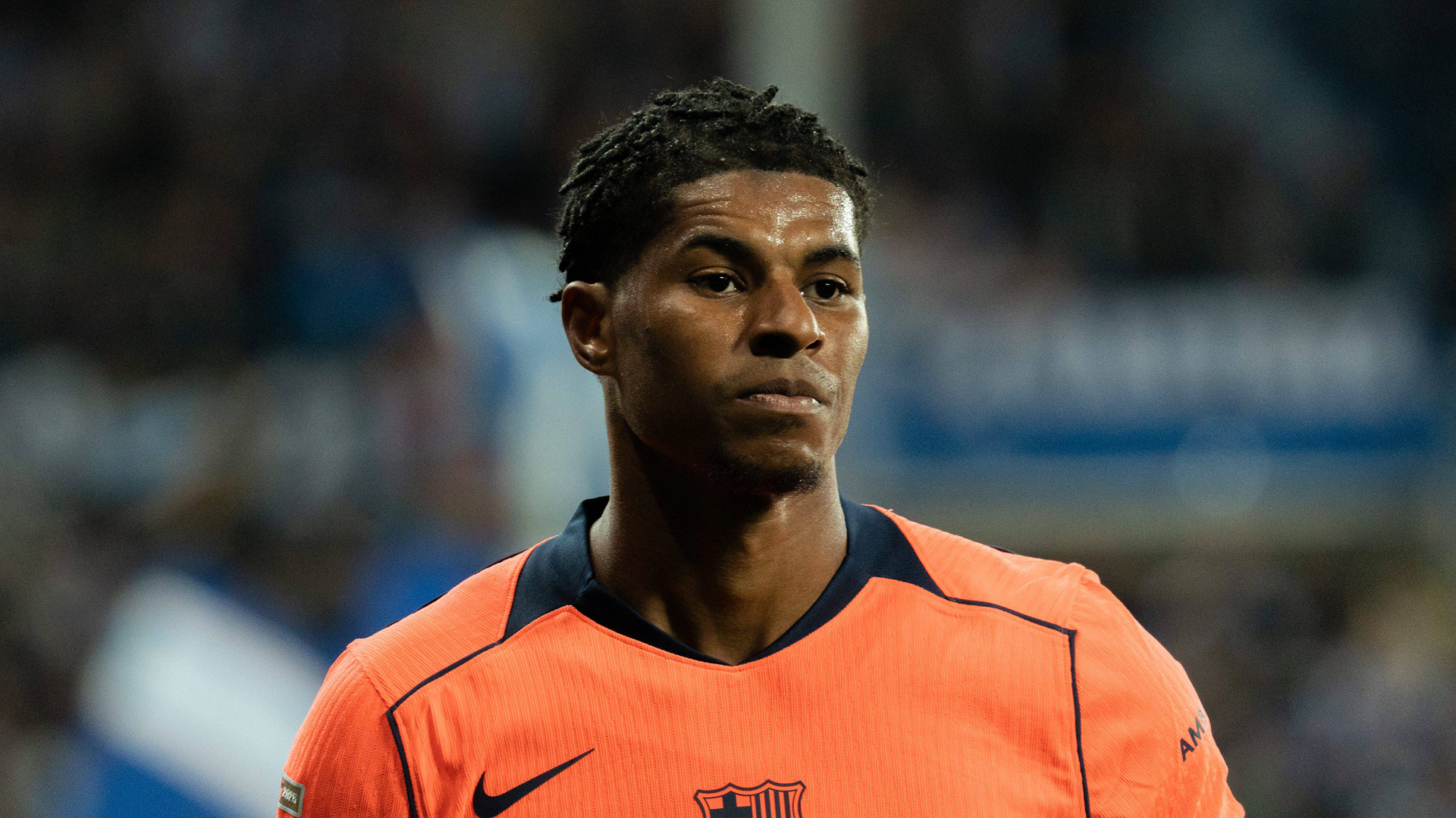Marcus Rashford, en un partido del Barcelona