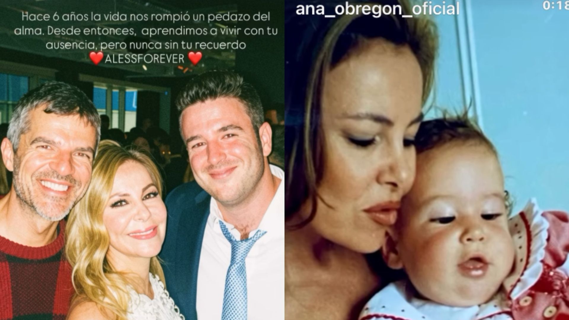 Publicaciones de Ana Obregón sobre el aniversario de la muerte de su hijo