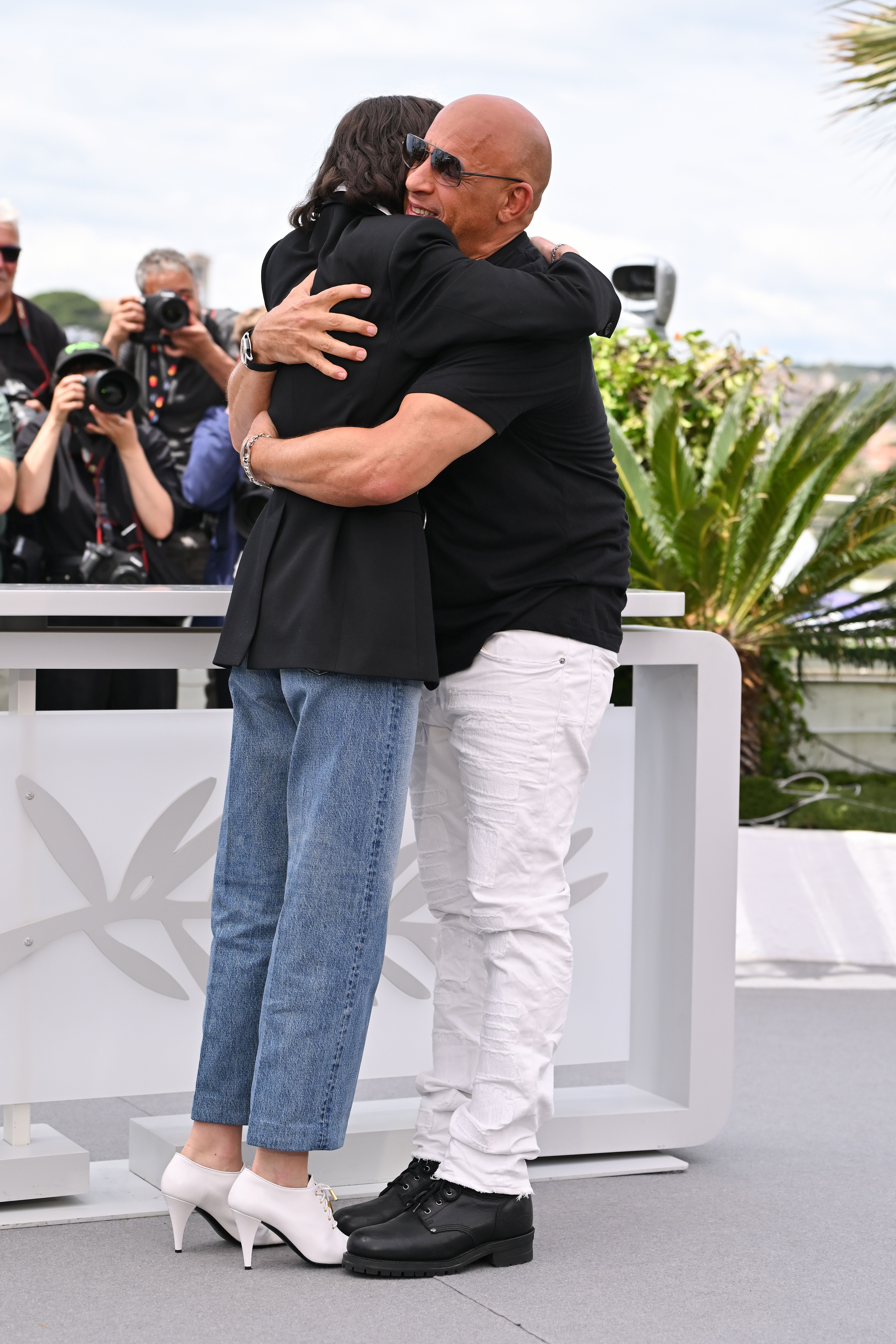 Vin Diesel y Meadow Walker en Cannes