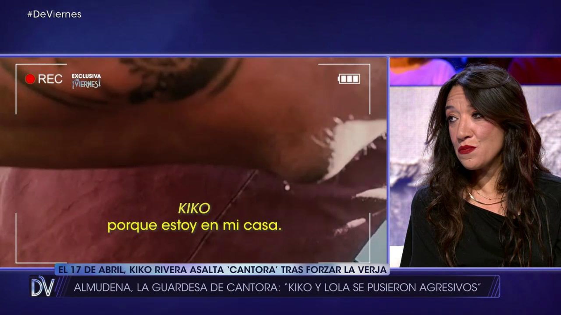 Asalto a Cantora: el desagradable incidente de Kiko Rivera y Lola García con la guardesa de la finca tras irrumpir por la fuerza