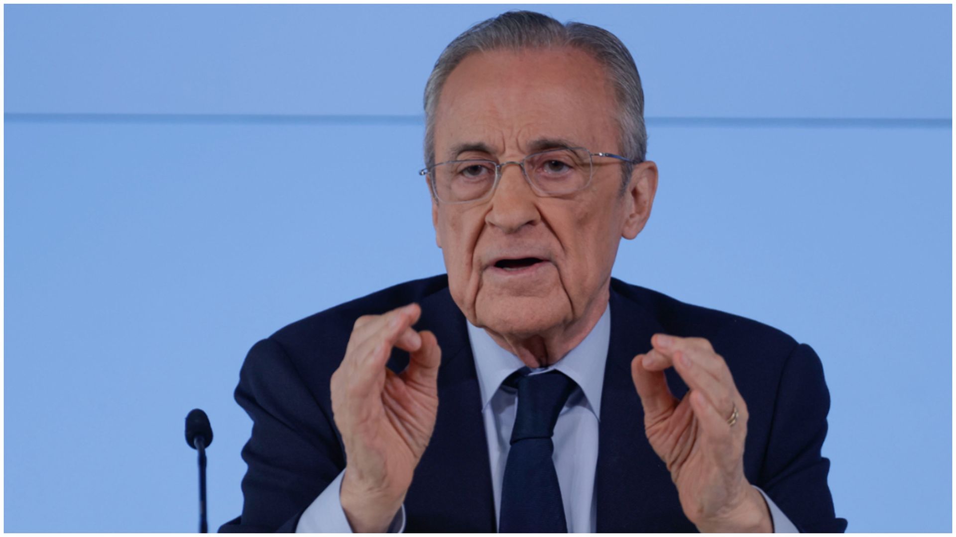 Florentino Pérez, en rueda de prensa Florentino Pérez, en rueda de prensa