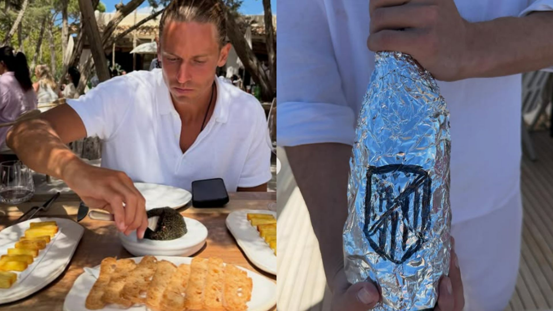 Marcos Llorente muestra en sus redes una comida Marcos Llorente muestra en sus redes una comida