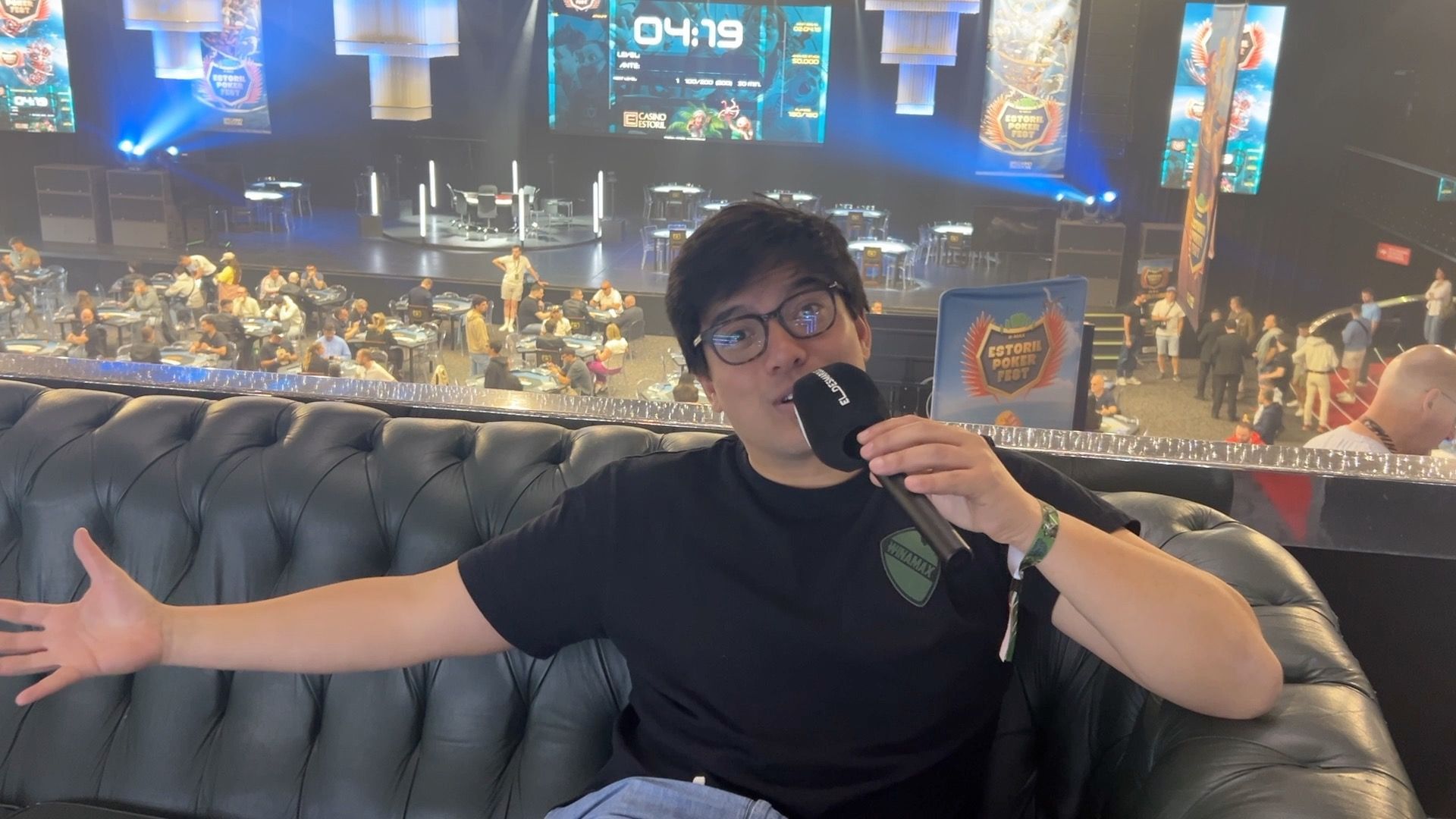 Pierre Calamusa en el Estoril Poker Fest