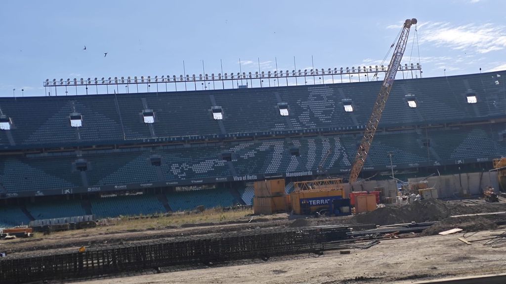La maquinaria toma el Benito Villamarín: así avanzan las obras