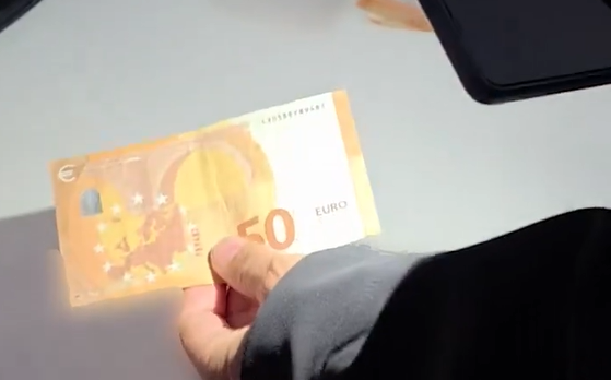 Billete de 50 euros falso