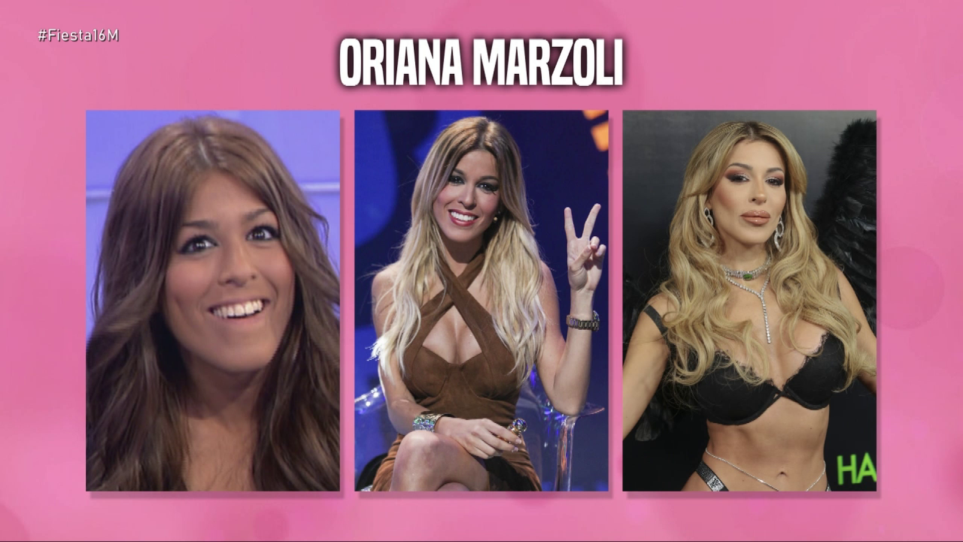 El antes y después de Oriana Marzoli