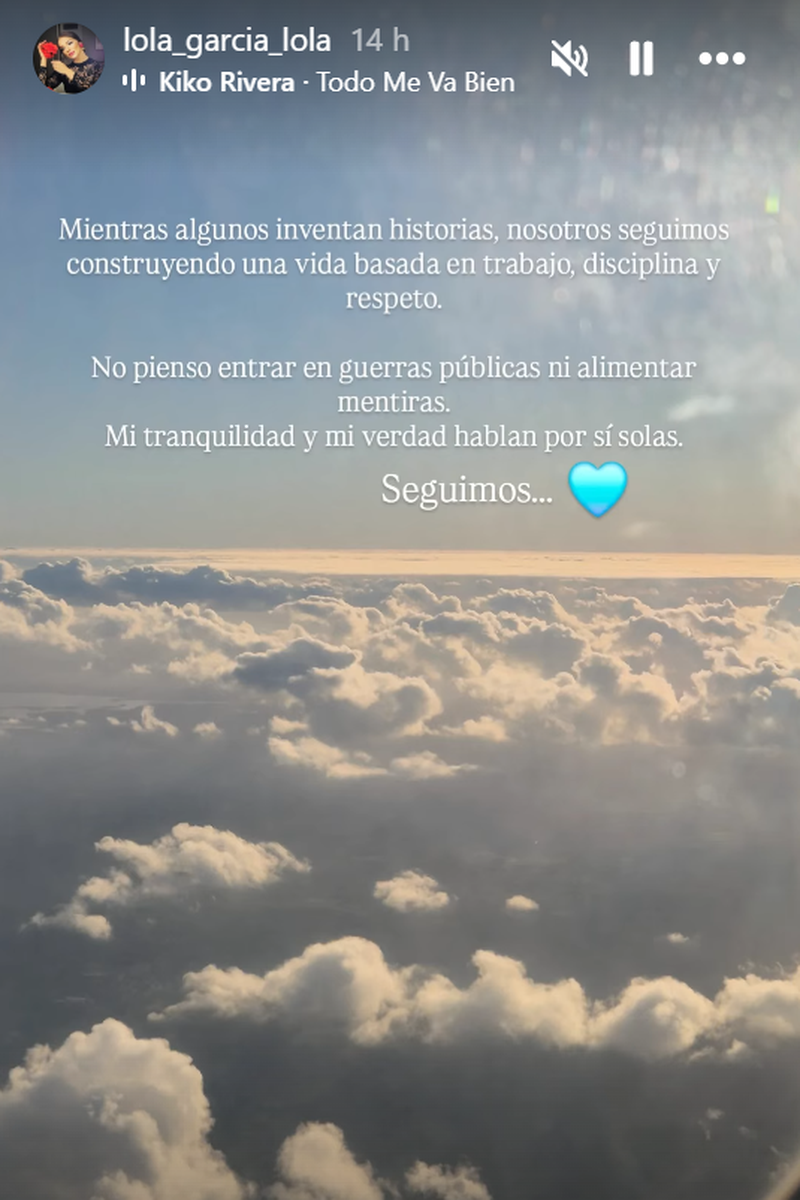 La reacción de Lola García