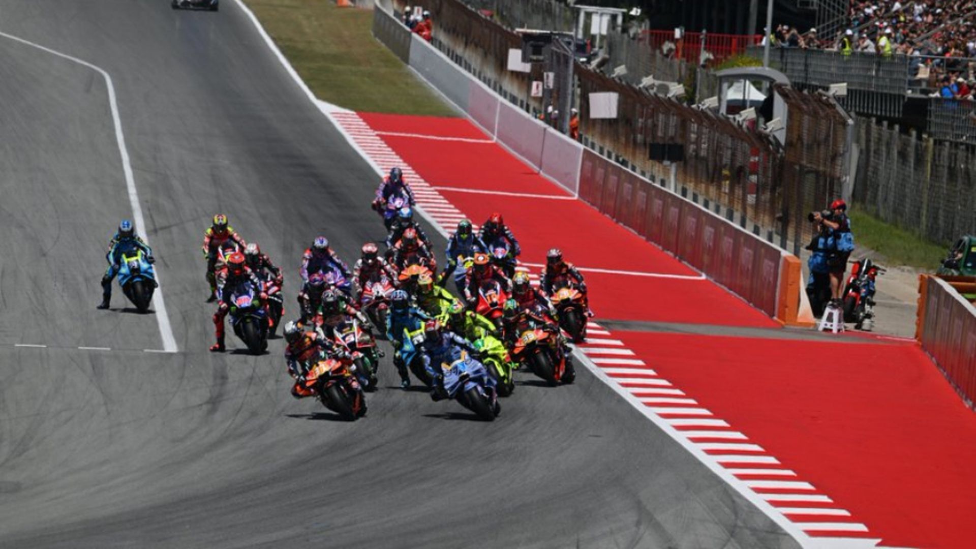La salida de la 'sprint' en Montmeló