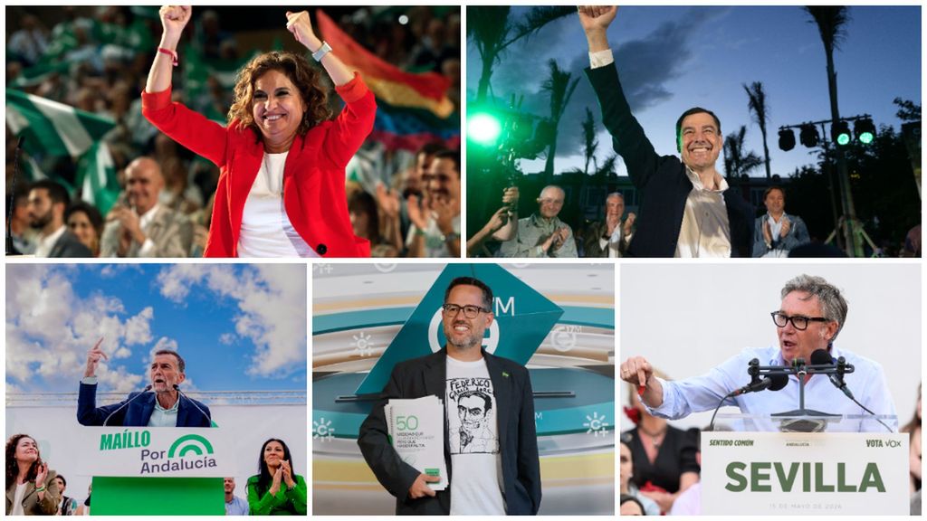 Sábado de reflexión en Andalucía: los planes de los candidatos, entre el descanso y la familia